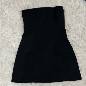 Peppermayo Black Strapless Dress
